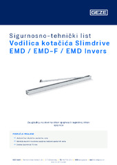 Vodilica kotačića Slimdrive EMD / EMD-F / EMD Invers Sigurnosno-tehnički list HR