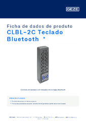 CLBL-2C Teclado Bluetooth  * Ficha de dados de produto PT