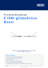 E ISM-glideskinne Boxer Produktdatablad DA