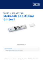 Mekanik sabitleme ünitesi Ürün veri sayfası TR