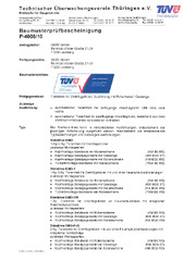 Baumusterprüfbescheinigung DE (740743)