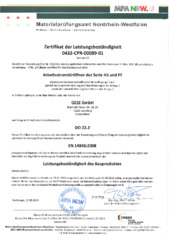 Zertifikat DE (822028)