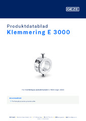 Klemmering E 3000 Produktdatablad NB