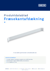 Fræsekantafdækning  * Produktdatablad DA