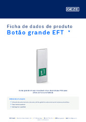 Botão grande EFT  * Ficha de dados de produto PT