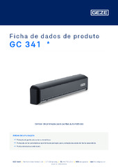 GC 341  * Ficha de dados de produto PT