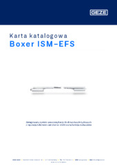 Boxer ISM-EFS Karta katalogowa PL