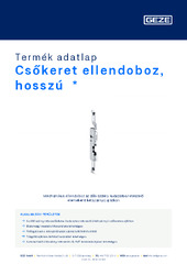 Csőkeret ellendoboz, hosszú  * Termék adatlap HU