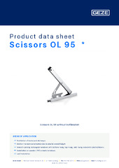 Scissors OL 95  * Product data sheet EN