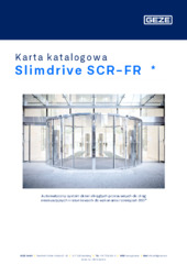 Slimdrive SCR-FR  * Karta katalogowa PL