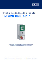 TZ 320 BSN AP  * Ficha de dados de produto PT