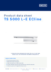 TS 5000 L-E ECline Product data sheet EN