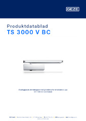 TS 3000 V BC Produktdatablad SV