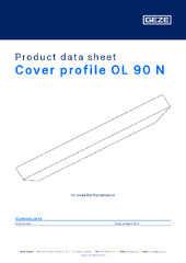 Cover profile OL 90 N Product data sheet EN
