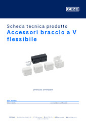 Accessori braccio a V flessibile Scheda tecnica prodotto IT
