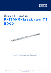 R-ISM/G-kızak rayı TS 5000  * Ürün veri sayfası TR