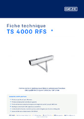 TS 4000 RFS  * Fiche technique FR