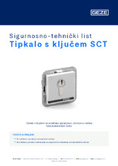 Tipkalo s ključem SCT Sigurnosno-tehnički list HR