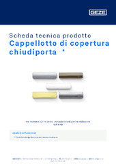 Cappellotto di copertura chiudiporta  * Scheda tecnica prodotto IT