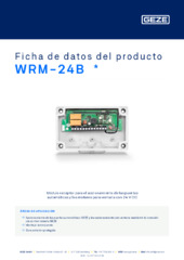 WRM-24B  * Ficha de datos del producto ES