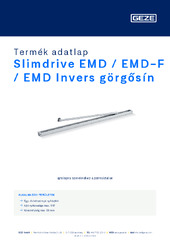 Slimdrive EMD / EMD-F / EMD Invers görgősín Termék adatlap HU