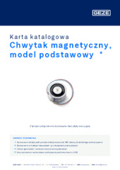 Chwytak magnetyczny, model podstawowy  * Karta katalogowa PL