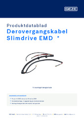 Dørovergangskabel Slimdrive EMD  * Produktdatablad DA