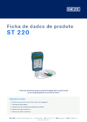 ST 220 Ficha de dados de produto PT
