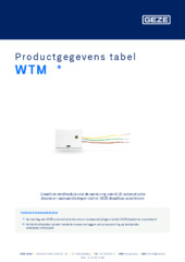 WTM  * Productgegevens tabel NL