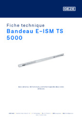 Bandeau E-ISM TS 5000 Fiche technique FR