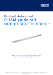 R-ISM guide rail OPP.HI.SIDE TS 5000  * Product data sheet EN