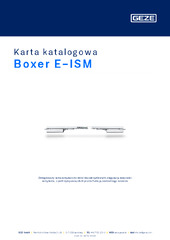Boxer E-ISM Karta katalogowa PL