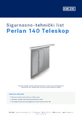 Perlan 140 Teleskop Sigurnosno-tehnički list HR
