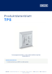 TPS Produktdatenblatt DE
