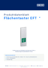 Flächentaster EFT  * Produktdatenblatt DE