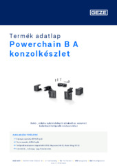 Powerchain B A konzolkészlet Termék adatlap HU