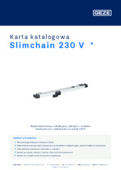 Slimchain 230 V  * Karta katalogowa PL