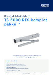TS 5000 RFS komplet pakke  * Produktdatablad DA
