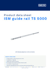 ISM guide rail TS 5000 Product data sheet EN