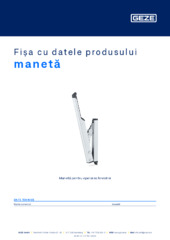 Handhebel OL 90 N Fișa cu datele produsului RO