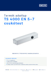 TS 4000 EN 5-7 csukótest Termék adatlap HU
