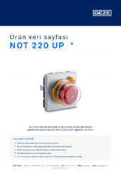 NOT 220 UP  * Ürün veri sayfası TR