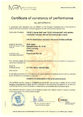 Certificate EN (60370)
