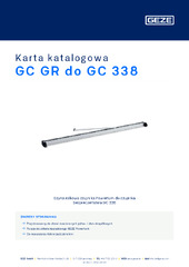 GC GR do GC 338 Karta katalogowa PL