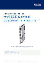 myGEZE Control busterminalklemme  * Produktdatablad DA
