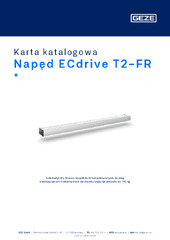 Napęd ECdrive T2-FR  * Karta katalogowa PL