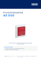 AS 500 Produktdatablad DA