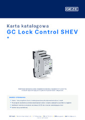 GC Lock Control SHEV  * Karta katalogowa PL