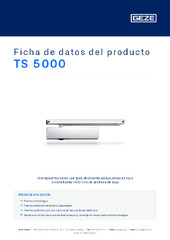 TS 5000 Ficha de datos del producto ES