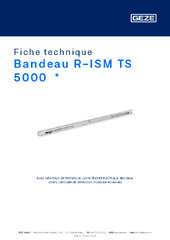 Bandeau R-ISM TS 5000  * Fiche technique FR